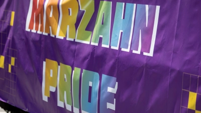 Die „Marzahn Pride“ fand zum sechsten Mal statt. (Foto: Fabian Sommer/dpa)