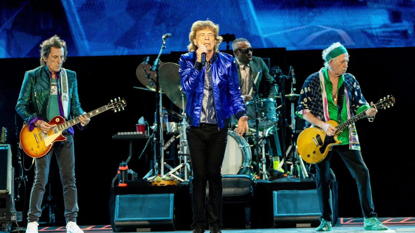 Die Rolling Stones veröffentlichen im Juli ein neues Album. Offen ist, ob es auch Konzerte geben wird. (Archivbild) (Foto: Amy Harris/Invision/AP/dpa)