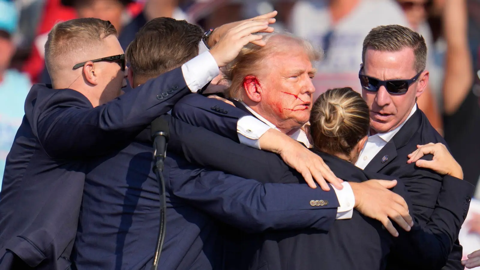 Eine interne Untersuchung des Secret Service zum Attentat auf Donald Trump Mitte Juli hat verschiedene Kommunikationsversäumnisse zutage gebracht. (Archivbild) (Foto: Gene J. Puskar/AP/dpa)