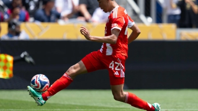 Der Zauberer ist wieder am Ball zurück: Jamal Musiala. (Foto: Sven Hoppe/dpa)