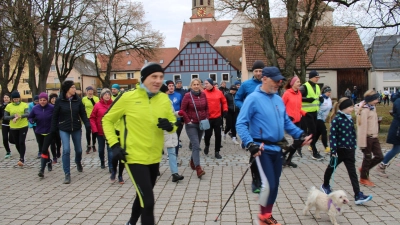 Beim Wenzeslauf der evangelischen Kirchengemeinde Wieseth gingen diesmal rund 200 Teilnehmende für den guten Zweck auf die Strecken. (Foto: Herbert Dinkel)