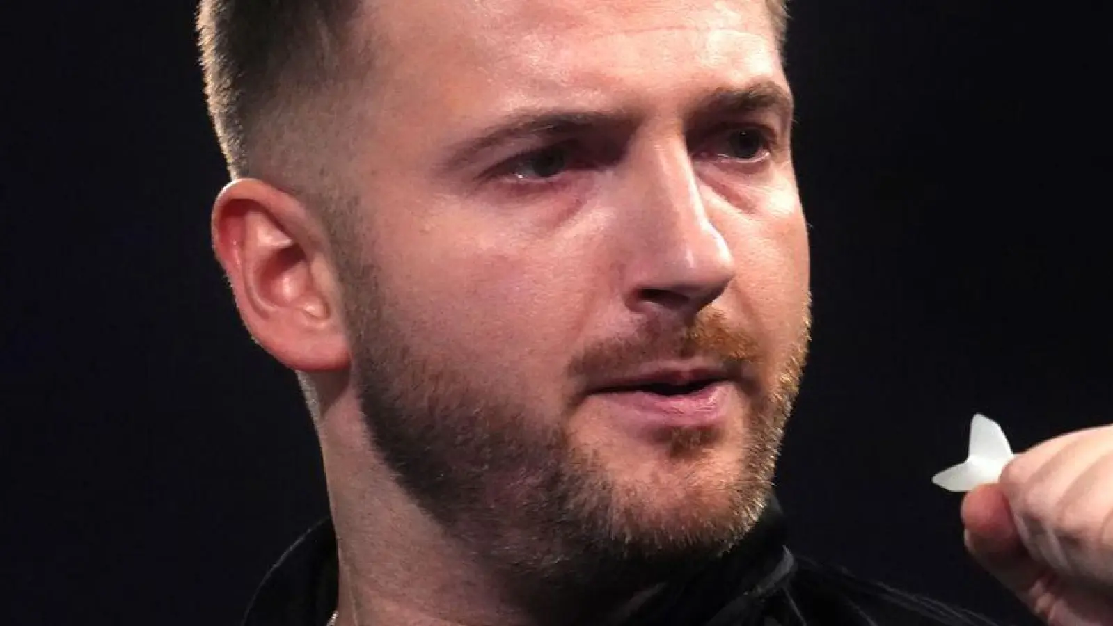 Merk bejubelt den Gewinn des ersten Satzes. (Foto: Adam Davy/PA Wire/dpa)