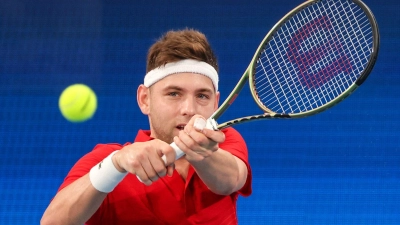 Filip Krajinovic setzte sich mit Serbien durch. (Foto: David Gray/AAP/dpa)