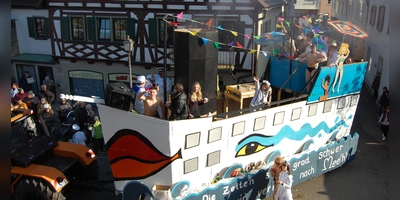 Der beliebte Umzug ist eine echte Attraktion und – wie der komplette Tag – einen Besuch wert. (Foto: Stadt Creglingen)