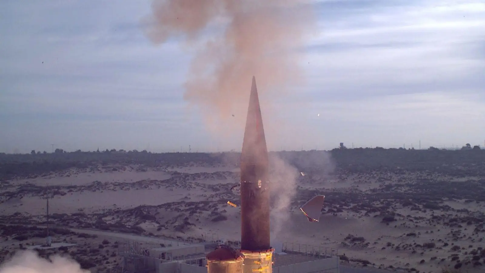 Raketenabwehrsystem Arrow 3 (Foto: -/ISRAELI MINISTRY OF DEFENSE/dpa)