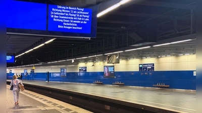 Auf der Stammstrecke in München fuhren am Dienstag zeitweise gar keine S-Bahnen mehr. (Foto: Christoph Trost/dpa)