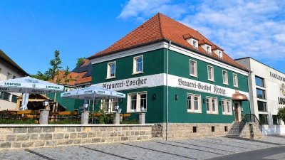 Willkommen im Brauereigasthof Krone.  (Foto: Brauerei Loscher)