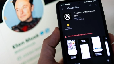 Der Facebook-Konzern Meta hat seine App Threads mit ähnlicher Funktionsweise wie Twitter in mehr als 100 Ländern an den Start gebracht. (Foto: Mateusz Slodkowski/ZUMA Press Wire/dpa)