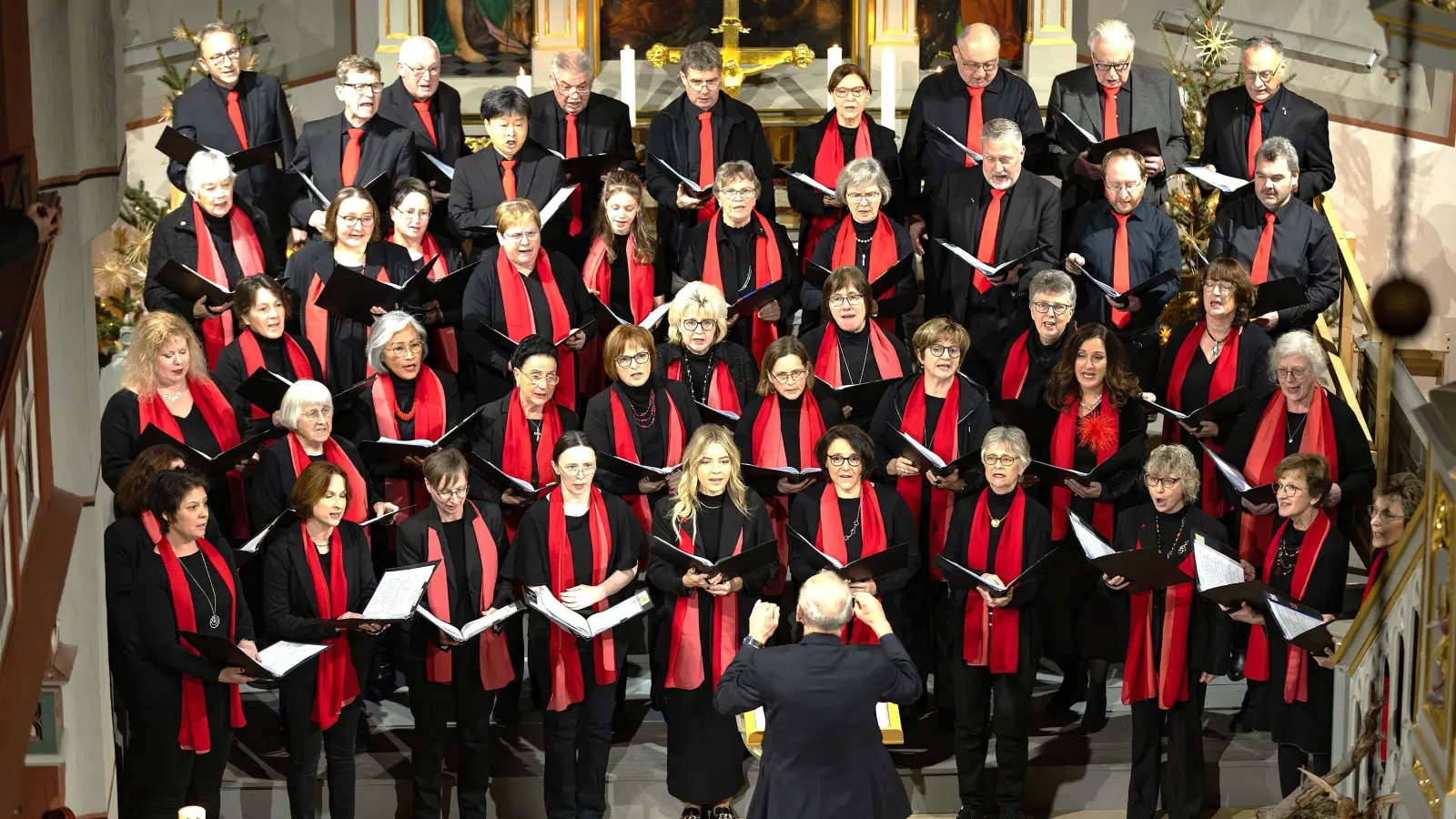 Der JohannisChor Burgbernheim – hier ein Bild aus 2023 – feiert heuer sein 95-jähriges Bestehen. Das ist nicht das einzige Jubiläum. (Archivbild: Hartmut Assel)