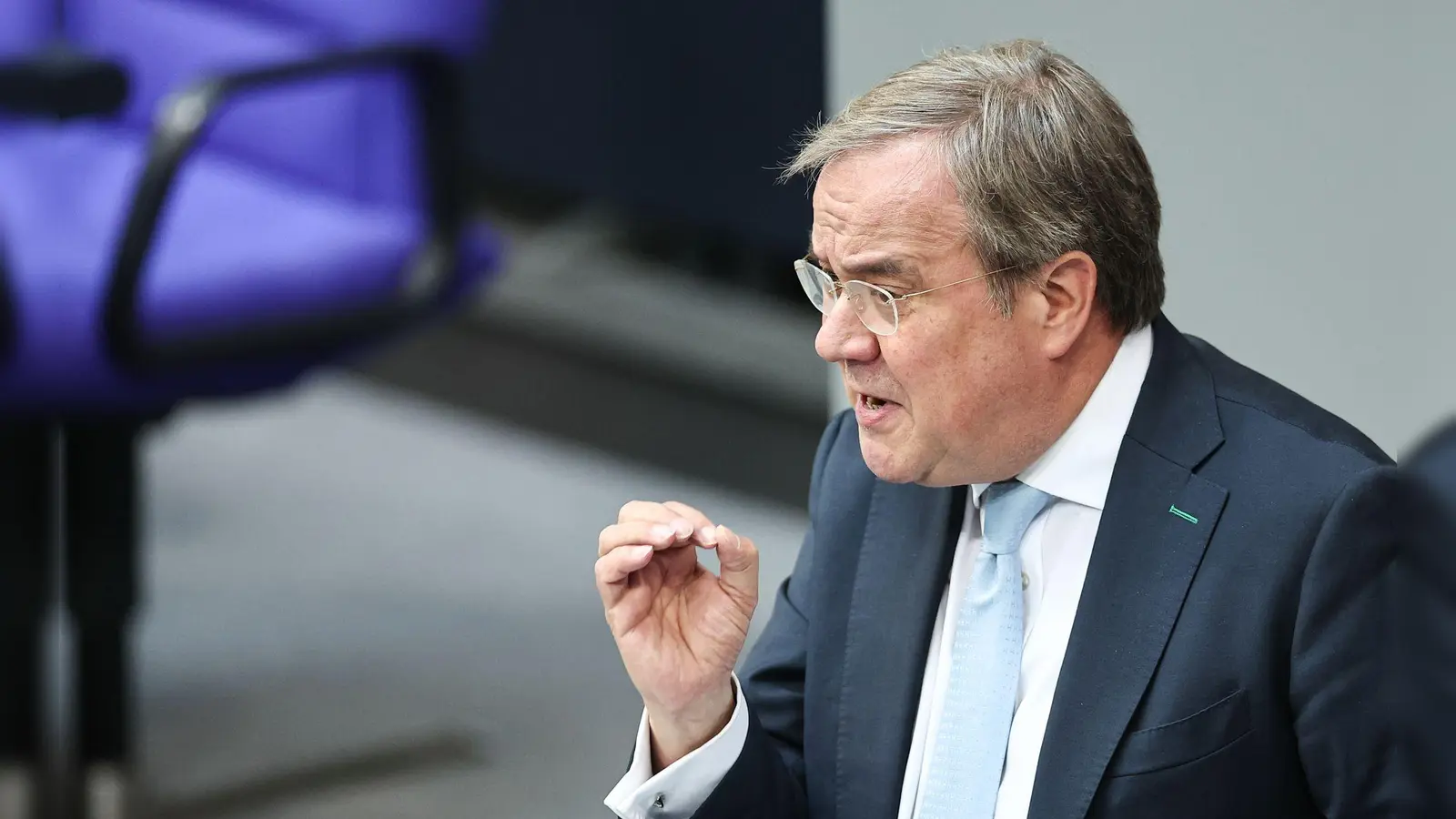 Armin Laschet, CDU, Vorsitzender des Auswärtigen Ausschusses des Bundestages, fordert eine deutsch-französische Initiative für Verhandlungen mit Russland über einen Waffenstillstand in der Ukraine. (Archivbild) (Foto: Hannes P. Albert/dpa)