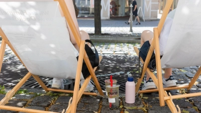 Die vergangenen heißen Tage ließen sich nur noch im Schatten aushalten. (Foto: Evi Lemberger)