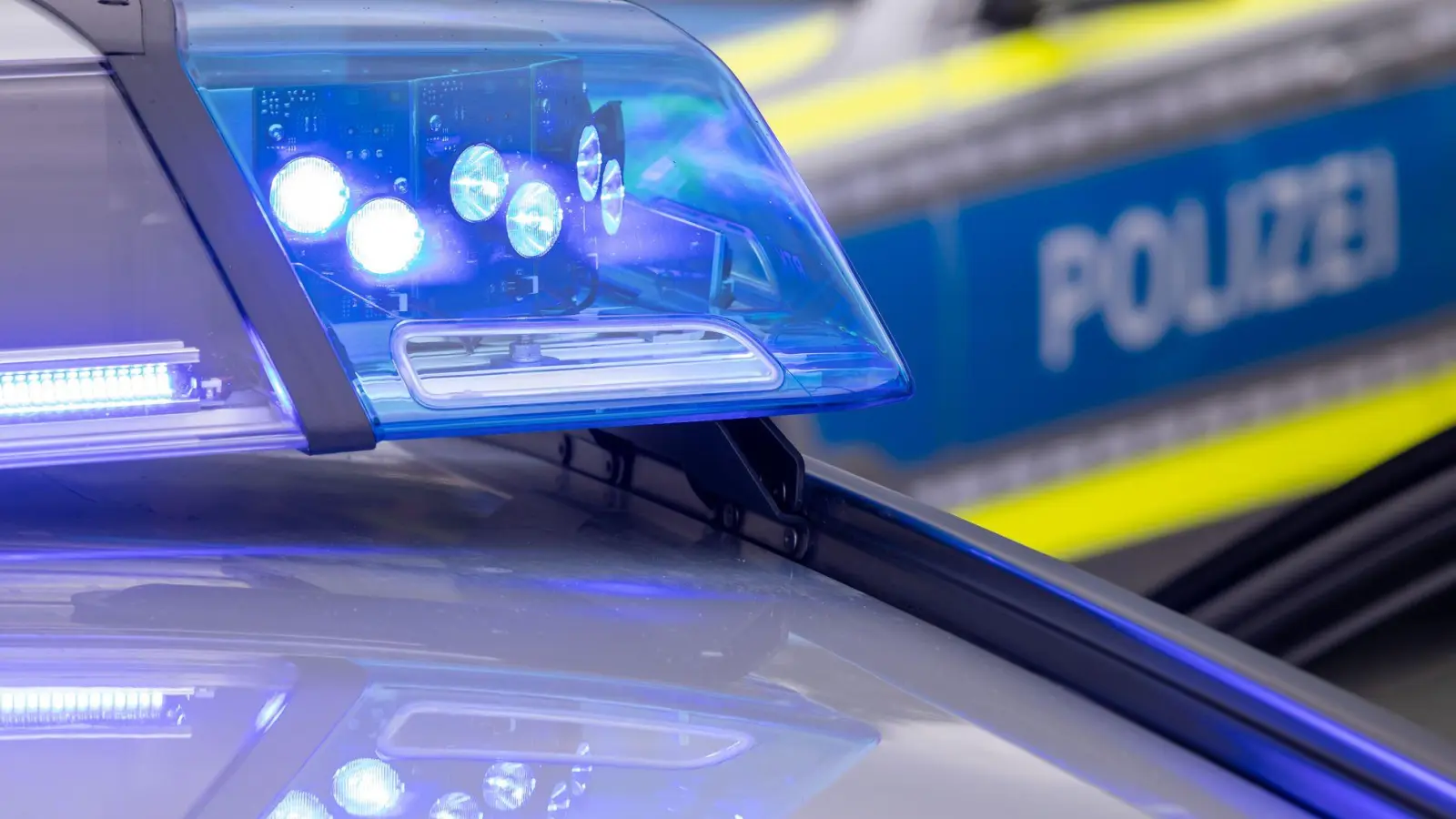 Die Polizei untersagt die Weiterfahrt. (Symbolbild) (Foto: Daniel Karmann/dpa)
