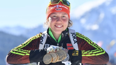 Laura Dahlmeier ist in den Bergen Pakistans tödlich verunglückt. (Archivbild) (Foto: Martin Schutt/dpa-Zentralbild/dpa)