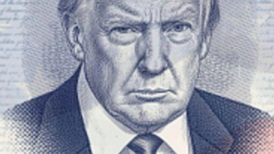 Das Abbild des US-Präsidenten wird bald auf der Innenseite einer Sonderausgabe amerikanischer Reisepässe zu sehen sein. (Foto: Uncredited/State Department/AP/dpa)