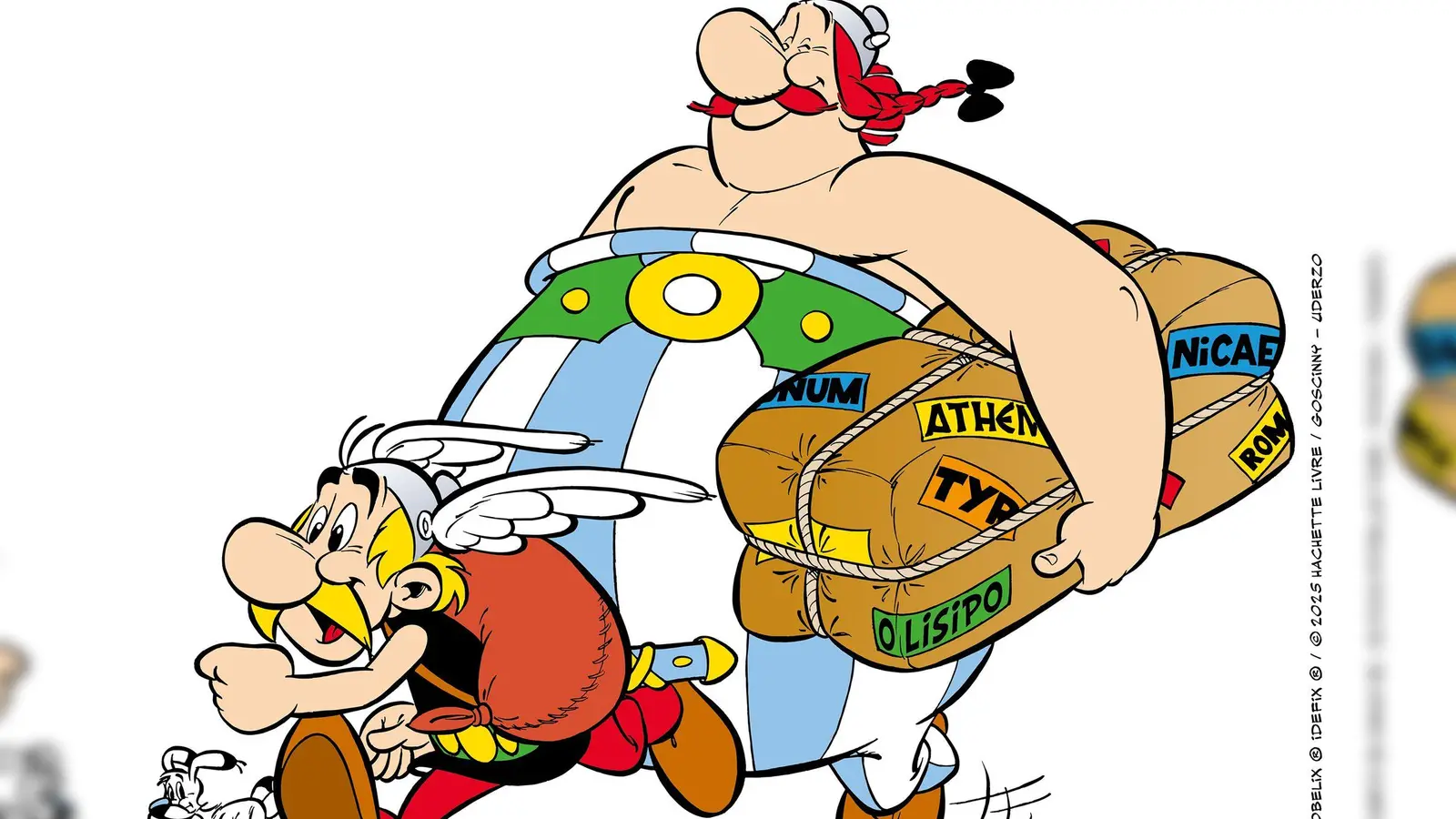 Statt Ferienstimmung gibt es wieder viel Ärger mit den Römern. (Foto: ASTERIX®- OBELIX®- IDEFIX®/© 2025 LES ÉDITIONS ALBERT RENE/GOSCINNY-UDERZO /dpa)