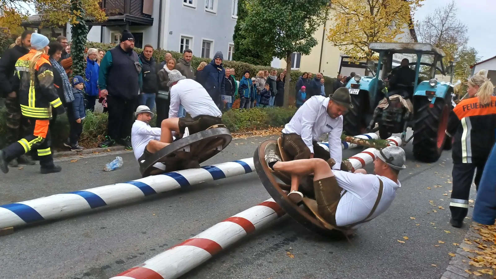 Für Gaudi und beste Unterhaltung ist einmal mehr gesorgt im schönen Oberdachstetten. (Foto: Eileen Gillwald)