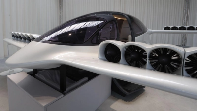 Die Patente für das einst mit großen Ambitionen gestartete Flugtaxi-Projekt Lilium sind nun aus der Insolvenzmasse heraus in die US-Konkurrenz verkauft worden.  (Foto: Karl-Josef Hildenbrand/dpa)