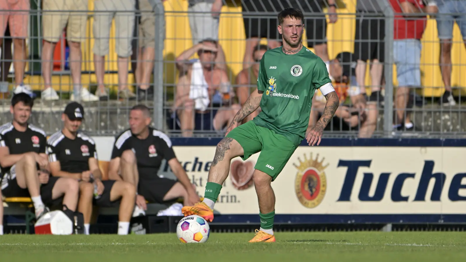 Noch bis zum Ende der Saison trägt Michael Belzner das Trikot der SpVgg Ansbach. (Foto: Martin Rügner)