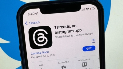 Die Threads-App ist angebunden an Metas populäre Foto- und Videoapp Instagram. (Foto: Christoph Dernbach/dpa)