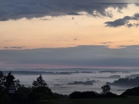 Nebelmeer - gesehen bei Schillingsfürst (Foto: Birgit Prause)