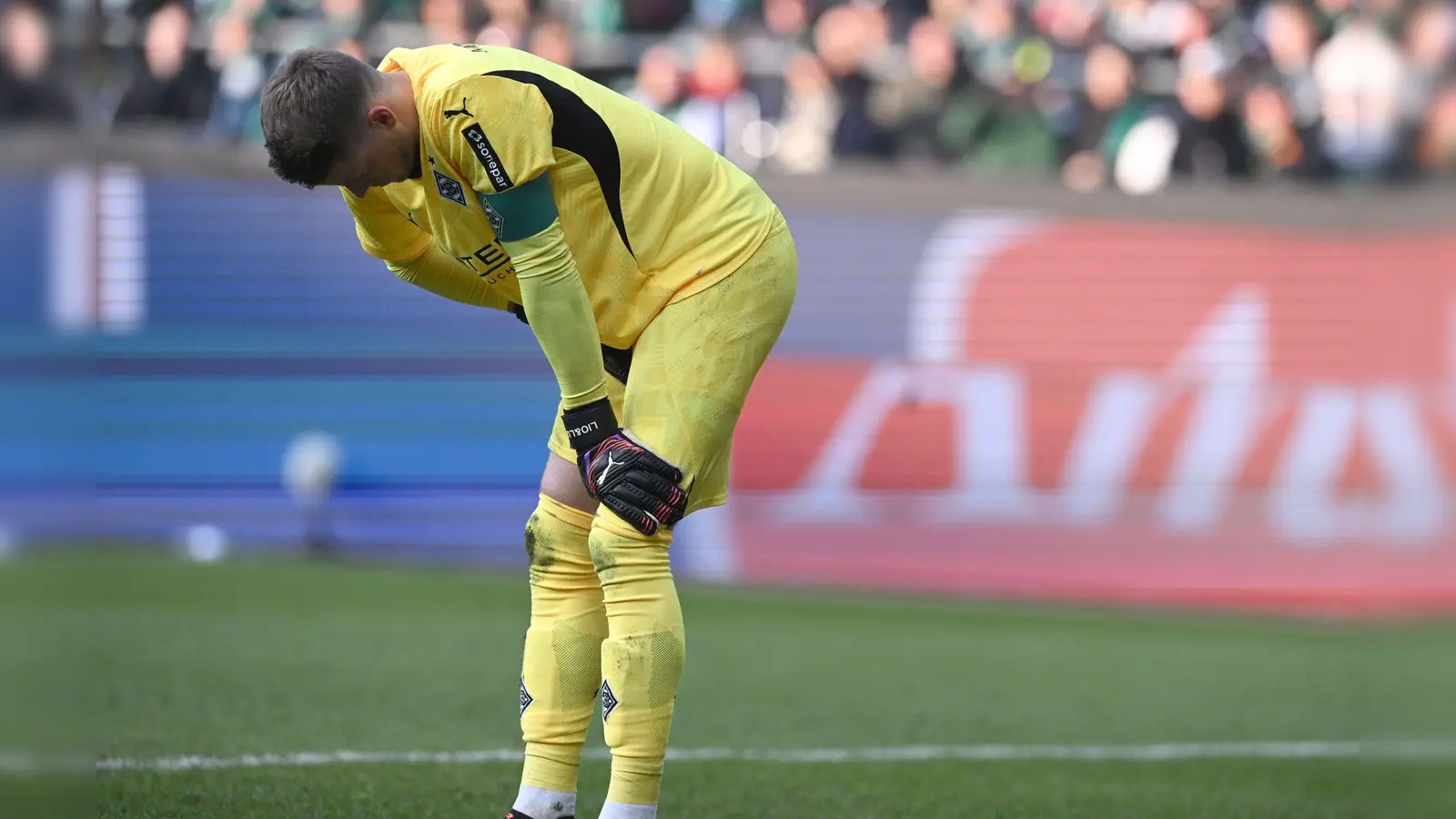 Jonas Omlin droht in Gladbach auszufallen. (Foto: Carmen Jaspersen/dpa)