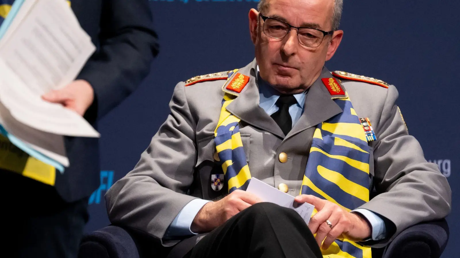 Der Generalinspekteur der Bundeswehr war zu Gast auf dem Katholikentag in Würzburg. (Foto: Sven Hoppe/dpa)