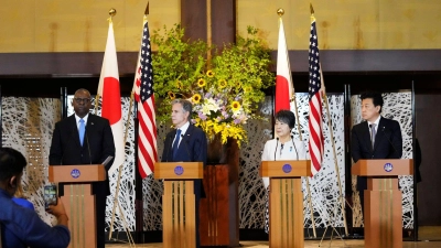 Die USA und Japan planen ein gemeinsames militärisches Hauptquartiers in Japan.  (Foto: Hiro Komae/AP/dpa)