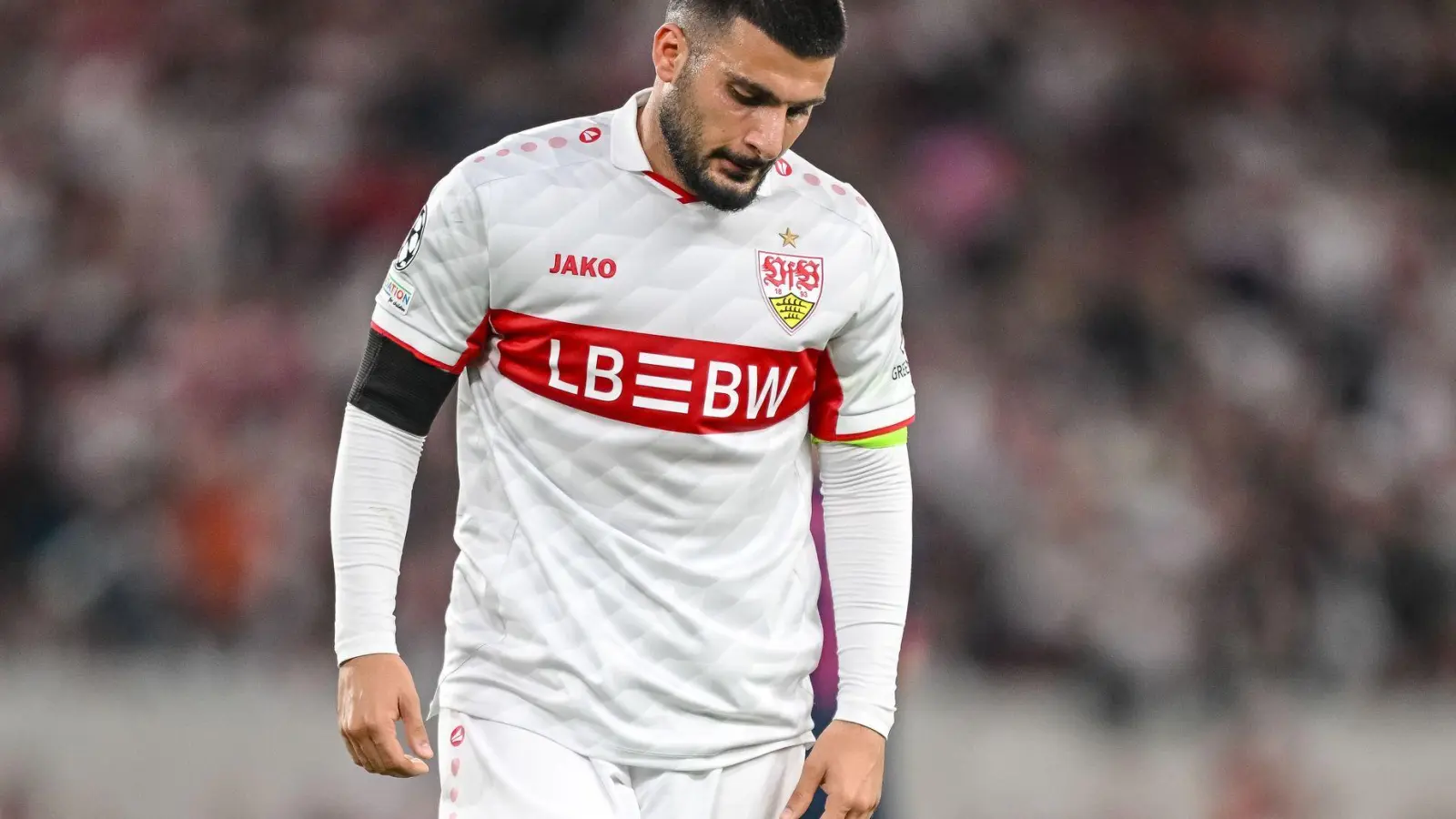 Beim DFB erst mal außen vor: VfB-Kapitän Deniz Undav. (Archivbild) (Foto: Harry Langer/dpa)