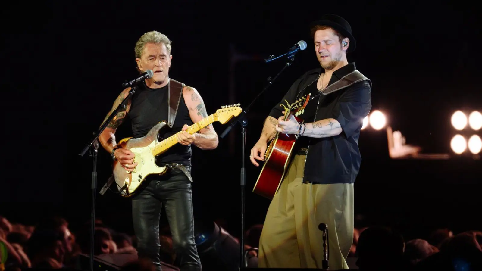 Oerding und Maffay bringen ein gemeinsames Album heraus. (Archivbild) (Foto: Gregor Fischer/dpa)