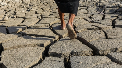 Das Gebiet um den Euphrat gilt als Wiege der Zivilisation - und vertrocknet. (Foto: Nabil al-Jurani/AP/dpa)