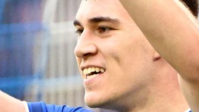 Karlsruhe jubelt spät - hier beim Ausgleich durch Marcel Beifus. (Foto: Uli Deck/dpa)