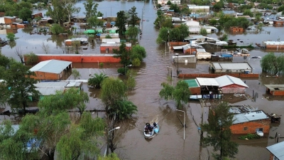 Die Lage im Norden der Provinz Buenos Aires ist nach drei Tagen Regen kritisch. (Foto: Rodrigo Abd/AP/dpa)