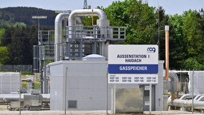 Auf Speicher wie den in Haidach werden die österreichischen Gas-Versorger nach dem Stopp der Lieferungen aus Russland wohl zurückgreifen (Foto: Manfred Fesl/APA/dpa)