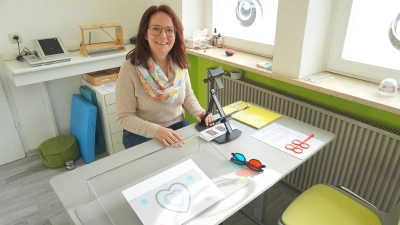 Sonja Weinberger möchte besonders Kindern, die Sehschwierigkeiten haben, mit einem neuen Ansatz helfen. (Foto: Andrea Walke)