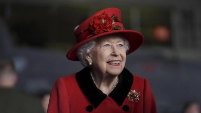 Die verstorbene britische Queen war für viele Künstler ein beliebtes Motiv. (Archivbild) (Foto: Steve Parsons/PA Wire/dpa)