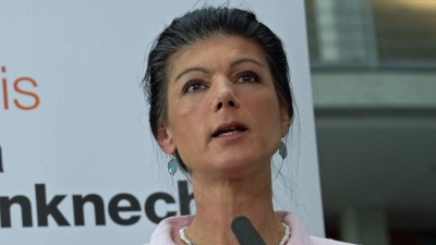 Sahra Wagenknecht hat ihre Partei Anfang des Jahres offiziell gegründet. (Foto: Jonathan Penschek/dpa)