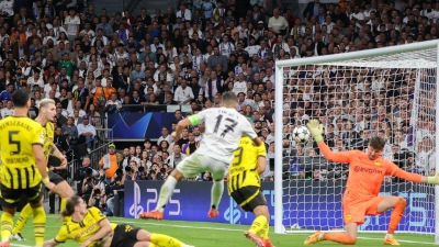 Mit dem 3:2 von Lucas Vazquez hatte Real Madrid die Partie gegen den BVB gedreht.  (Foto: David Canales/dpa)