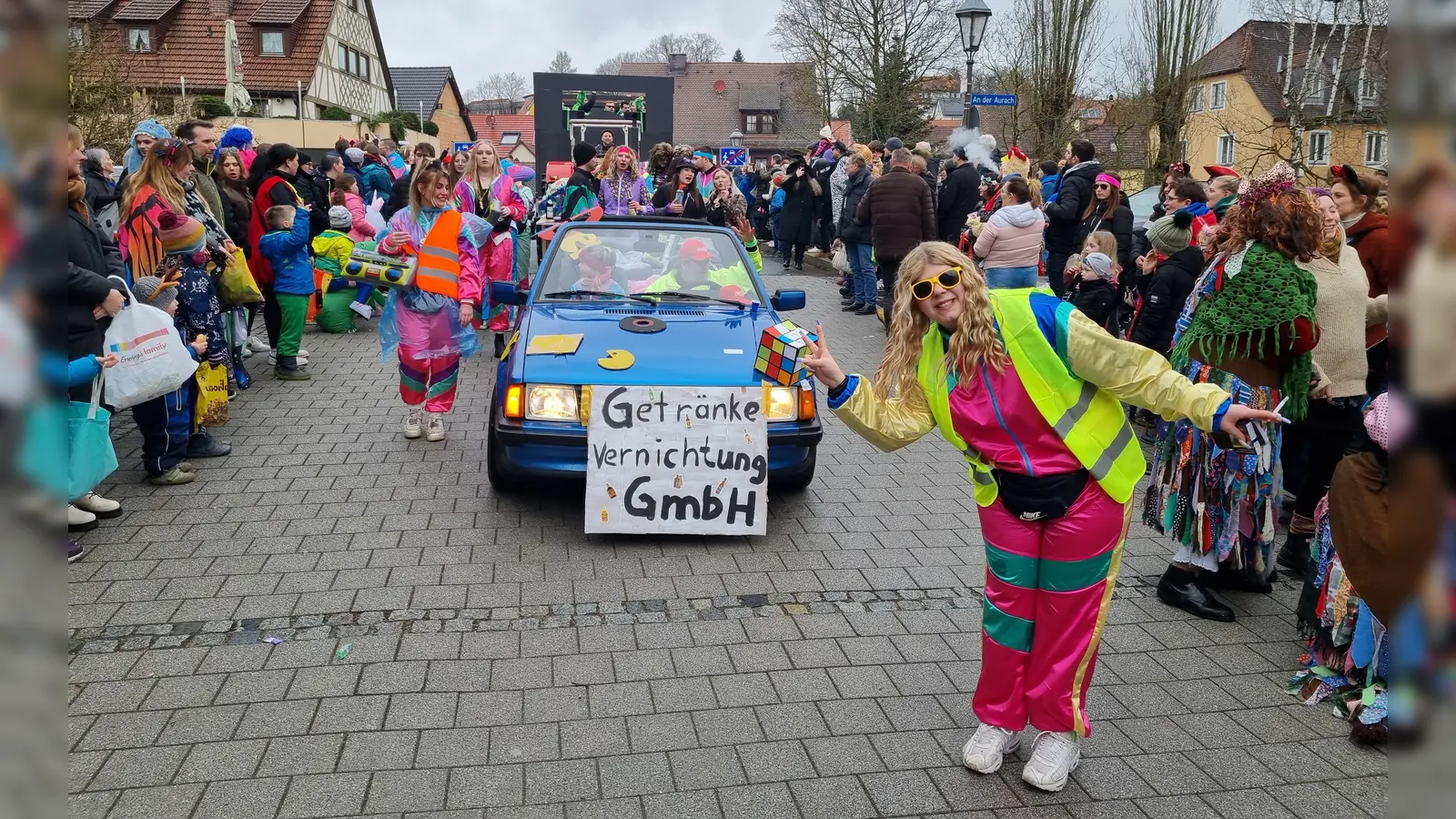 Beim Faschingsumzug in Emskirchen steigt das Stimmungsbarometer. (Symbolbild: Rainer Weiskichen)