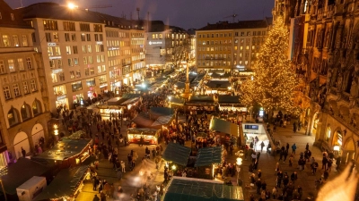 Die Höhe der Gebühren für lizenzierte Musik auf Weihnachtsmärkten soll sinken. (Symbolbild) (Foto: Peter Kneffel/dpa)