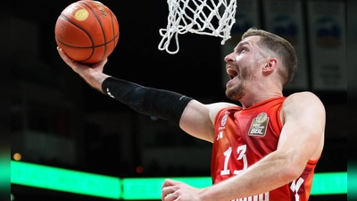 Andreas Obst war nach Spencer Dinwiddie zweitbester Münchener Werfer gegen Heidelberg. (Archivbild) (Foto: Soeren Stache/dpa)