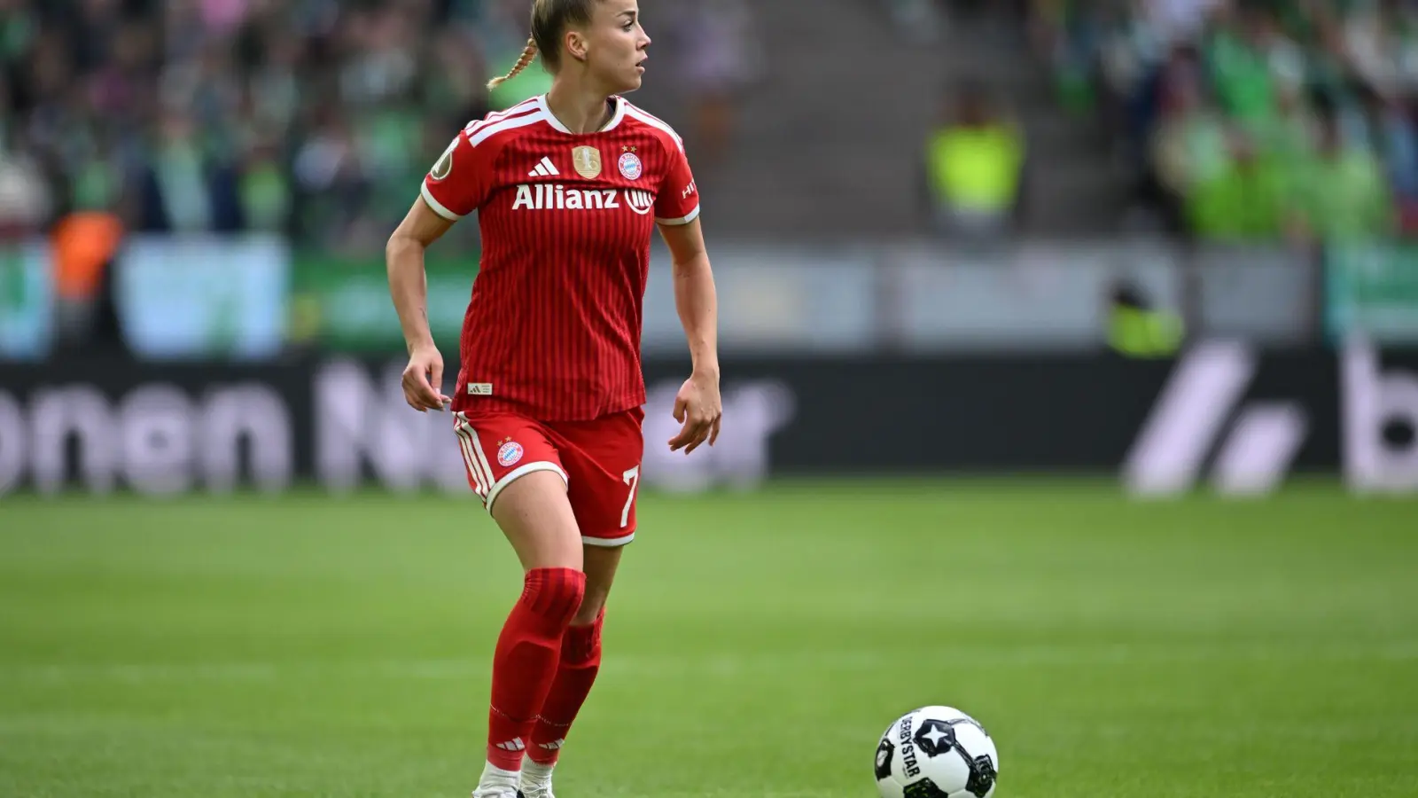 Giulia Gwinn trifft gleich bei ihrem Comeback. (Archivbild) (Foto: Fabian Strauch/dpa)