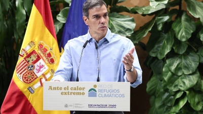 Die linke Regierung von Pedro Sánchez will 2035 den letzten Atommeiler abschalten. (Archivbild) (Foto: Eduardo Parra/EUROPA PRESS/dpa)