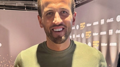 Harry Kane steht bei den Bayern noch bis Sommer 2027 unter Vertrag. (Foto: Christoph Lother/dpa)