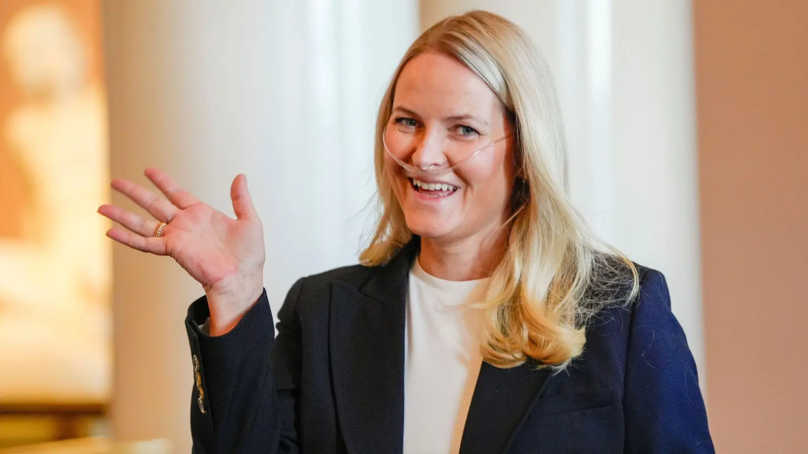 Die Anmeldung zur Organspende ist in Norwegen aufgrund der Lungenkrankheit der Kronprinzessin auf ein Rekordniveau gestiegen. (Foto: Lise Åserud/NTB Pool/dpa)