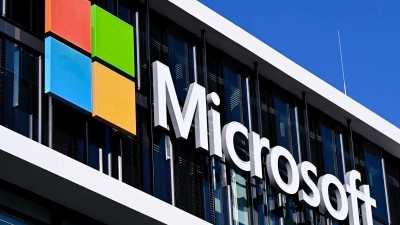 Der Cloud-Dienst Microsoft 365 war am Montagabend weltweit gestört.  (Foto: Sven Hoppe/dpa)