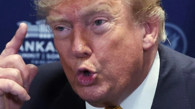 Donald Trump ärgert sich über Nato-Partner Spanien. (Foto: Filip Singer/Pool EPA/AP/dpa)