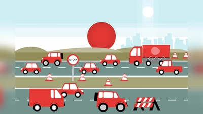 Es geht Richtung Ferienende, doch unter anderem wegen LKW-Verkehr wird es mancherorts nochmals voller. (Foto: dpa-infografik GmbH/dpa-tmn)