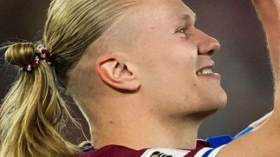 Erling Haaland zeigte mal wieder seine Extraklasse. (Foto: Fredrik Varfjell/NTB/dpa)