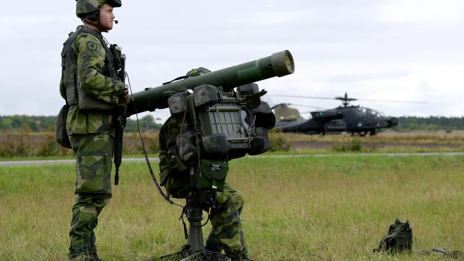 Litauen kauft zur Stärkung tragbare Flugabwehrraketensysteme vom schwedischen Hersteller Saab  (Foto: picture alliance / Anders Wiklund/Tt/TT NEWS AGENCY/AP/dpa)