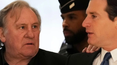Depardieu war bei der Urteilsverkündung nicht anwesend. (Archivbild) (Foto: Aurelien Morissard/AP/dpa)